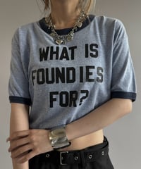 【USED】 70's Made in USA Hanes WHAT IS FOUND IES FOR T-Shirt / 260822-025