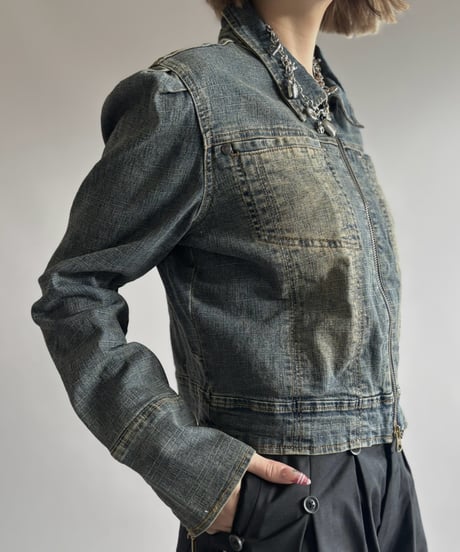 【USED】 Zip-Up Denim Jacket   / 261010-021