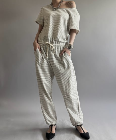 【USED】 Border Pattern S/S All-in-One / 260815-004