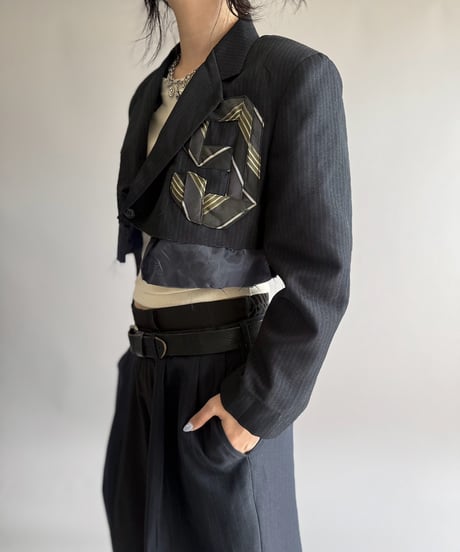 【RE;CIRCLE】 RE Numbering Tie Blazer  / 261019-007