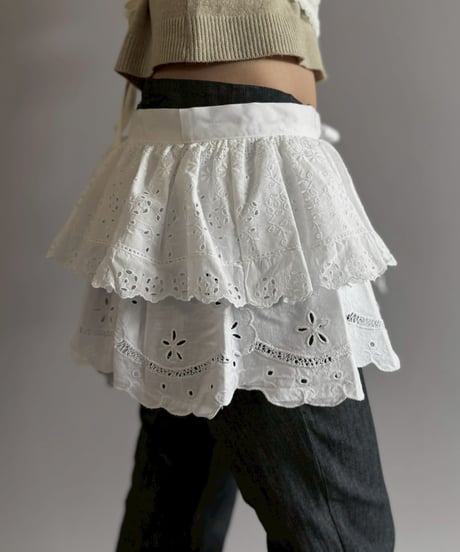 【Chinatsu Aoyama】 RE The Home Makers Wrap Skirt / 260716-049