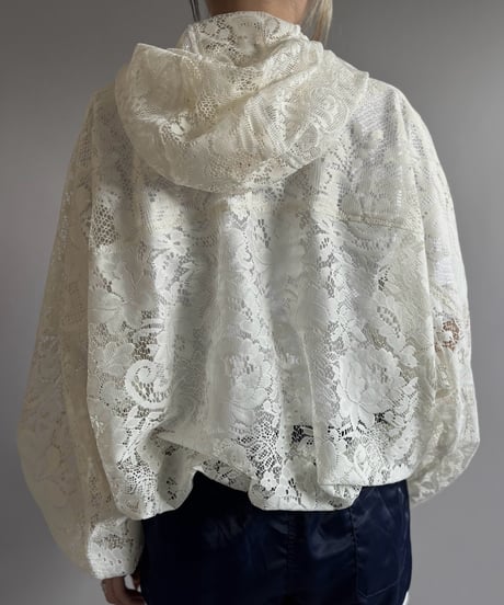 【RE;CIRCLE】RE Lace Hooded Jacket / 260824-007