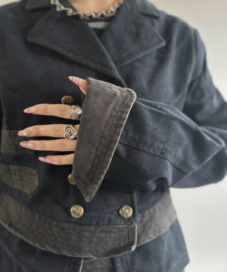 【USED】 POLO JEANS Cropped Napoleon Jacket  / 261003-001