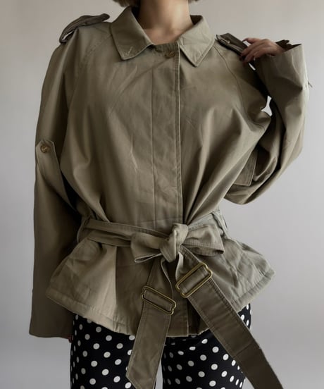 【RE;CIRCLE】 RE Trench Short Coat  / 261019-024