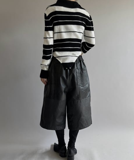 【RE;CIRCLE】 RE Rib Knit Leotard Top /261001-022