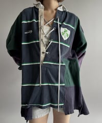 【RE;CIRCLE】 RE Lace-Up Rugger Shirt  /261015-007