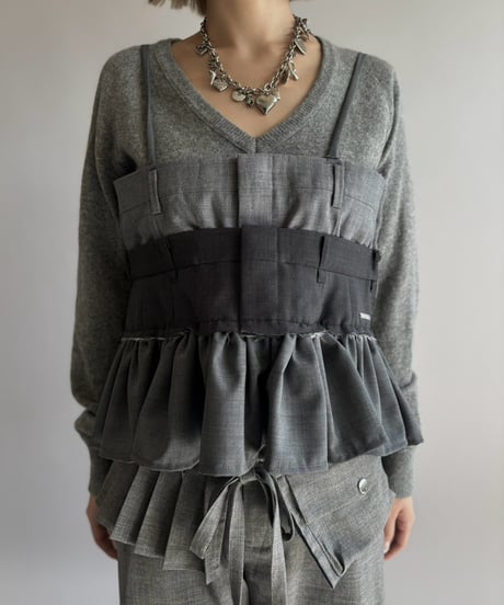 【Chinatsu Aoyama】 Suit Bustier /  2601022-035