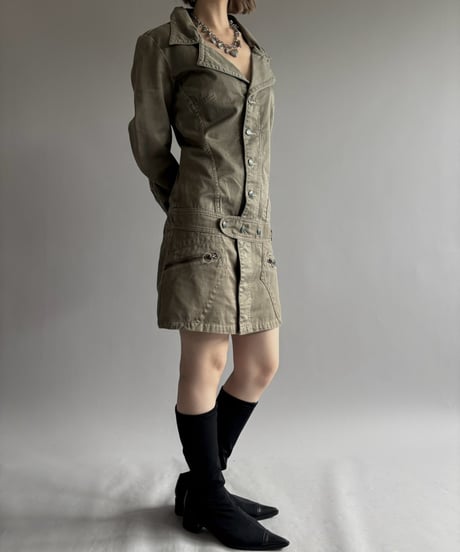 【USED】 DIESEL Design Long Length Jacket / 261010-002