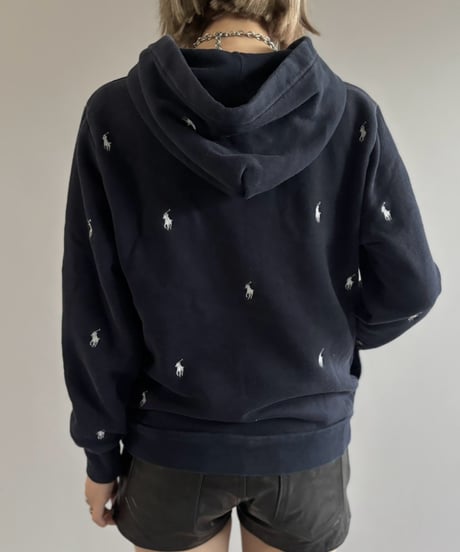 【USED】 Polo Ralph Lauren Embroidery Hoodie / 261003-030