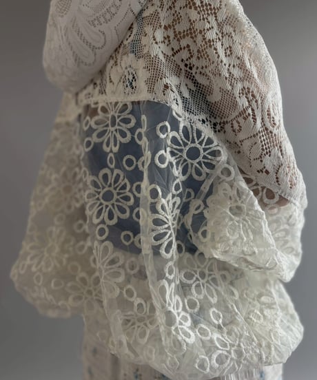 【RE;CIRCLE】RE Crochet  Hooded Blouson / 260709-013