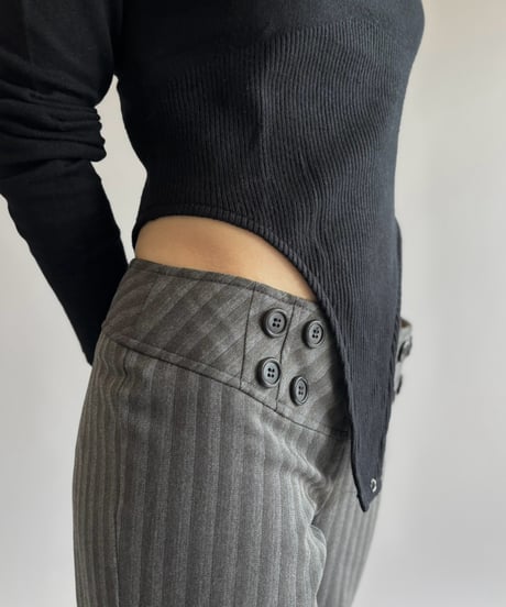 【RE;CIRCLE】 RE Rib Knit Leotard Top /261001-020