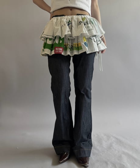 【RE;CIRCLE】  RE Eco Bag Wrap Skirt / 260810-016