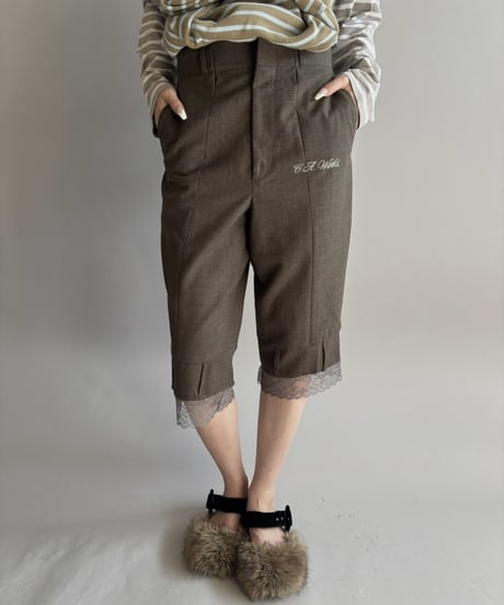 【Chinatsu Aoyama】 Suit Capri Pants  /  2601022-032