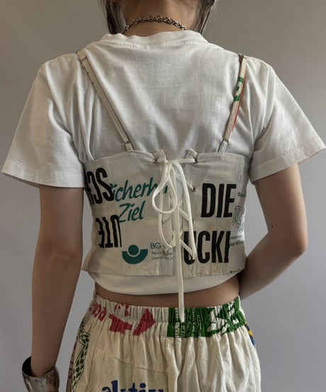 【RE;CIRCLE】  RE Eco Bag Corset Bra / 260810-019