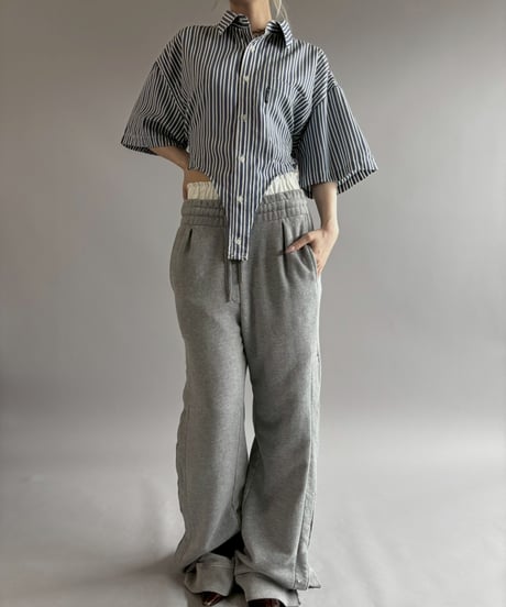 【RE;CIRCLE】RE Leotard Stripe S/S Shirt / 260713-007