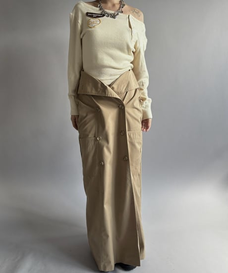 【RE;CIRCLE】 RE Under Wear Boat Neck Shirt  / 261015-021