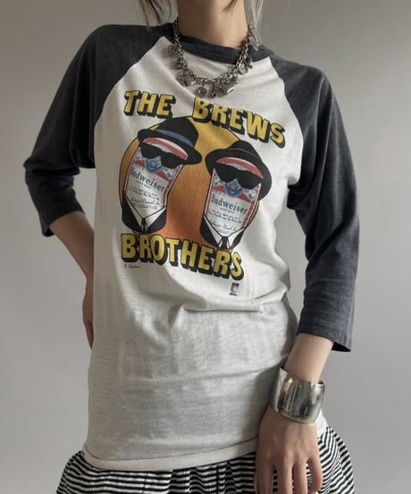 【USED】 Made in USA Budweiser Raglan T-Shirt / 260822-004