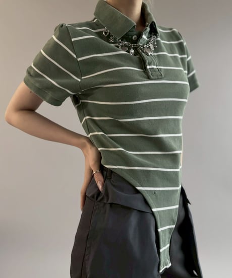 【RE;CIRCLE】RE Leotard Polo Shirt / 260713-015