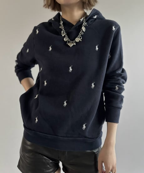 【USED】 Polo Ralph Lauren Embroidery Hoodie / 261003-030