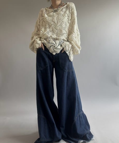 【RE;CIRCLE】 RE Crochet Top / 260803-015