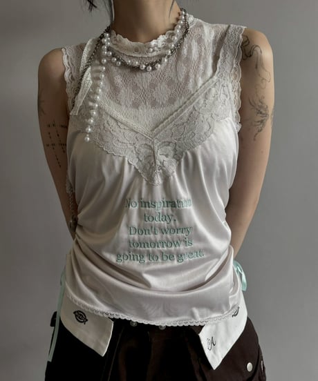 【Chinatsu Aoyama】 RE Non asleep Cami  /  260723-013