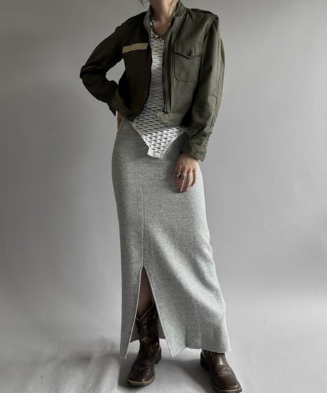 【USED】 Side Slit Sweat Skirt / 260926-012
