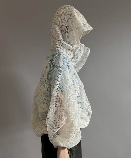 【RE;CIRCLE】RE Crochet  Hooded Blouson / 260709-011