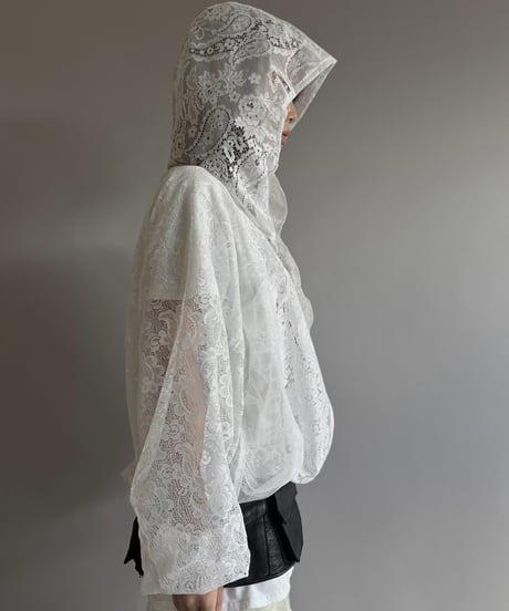 【RE;CIRCLE】RE Lace Hooded Jacket / 260824-003