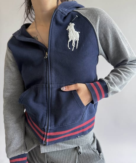 【USED】 Polo Ralph Lauren Big Pony Zip Parka / 260905-019