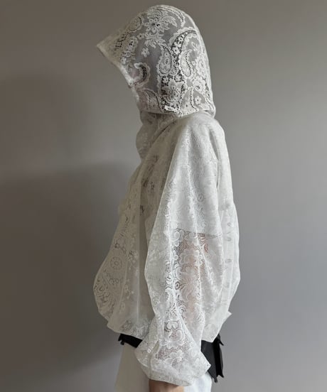 【RE;CIRCLE】RE Lace Hooded Jacket / 260824-003