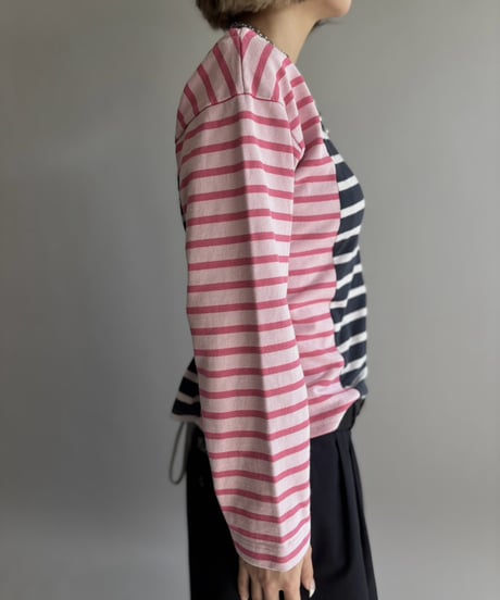 【Chinatsu Aoyama】 Patchwork Border Top  /  2601022-004