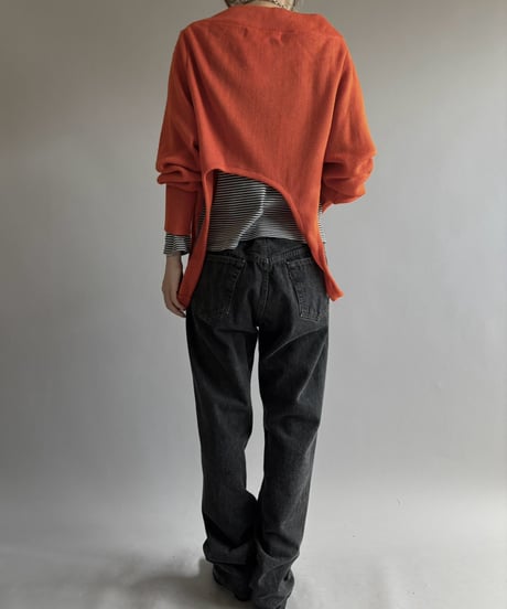 【RE;CIRCLE】 RE Deformed Acrylic Cardigan / 261005-006