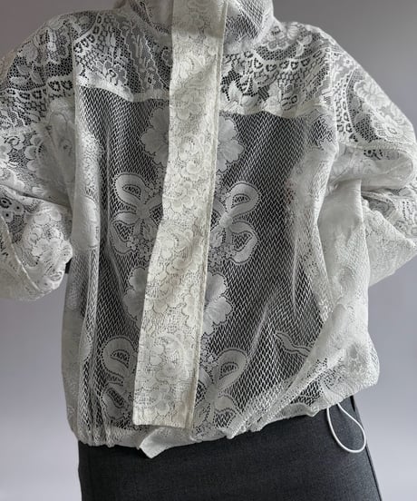 【RE;CIRCLE】RE Lace Hooded Jacket / 260914-008