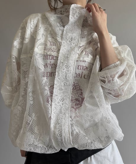 【RE;CIRCLE】RE Lace Hooded Jacket / 260824-002
