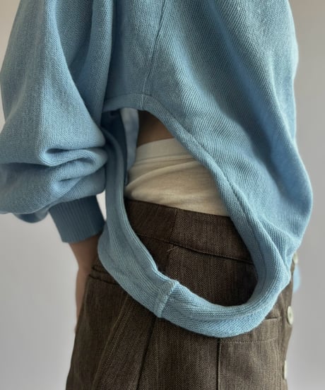 【RE;CIRCLE】 RE Deformed Acrylic Cardigan / 261005-009