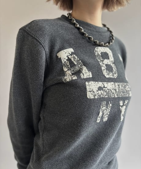 【USED】 Flock Print Thermal L/S Tee / 261003-009