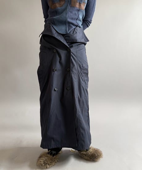 【RE;CIRCLE】 RE Trench Long Skirt  /261015-010