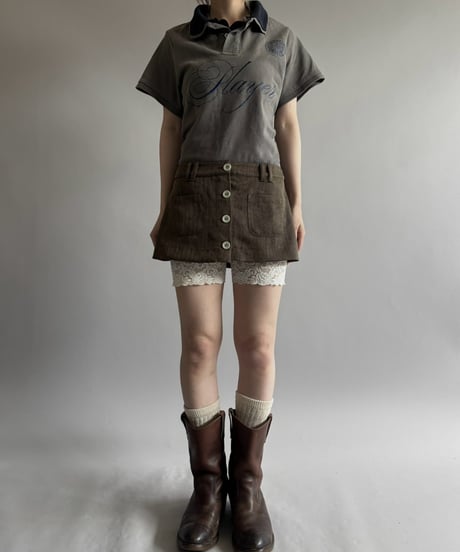 【Chinatsu Aoyama】 RE Player Polo Shirt / 260827-040