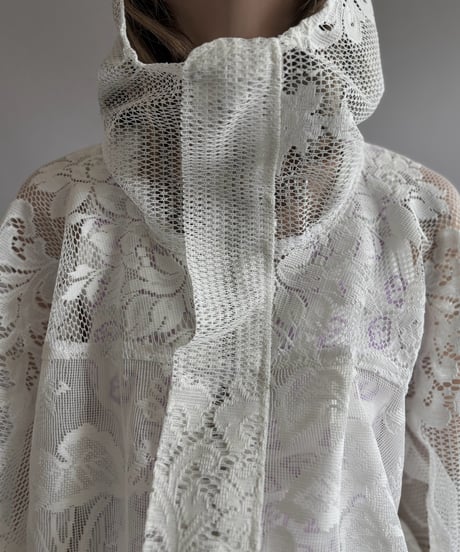 【RE;CIRCLE】RE Lace Hooded Jacket / 260824-014
