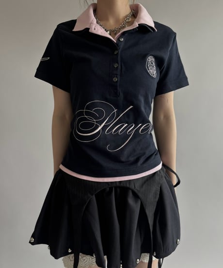 【Chinatsu Aoyama】 RE Player Polo Shirt / 260827-019