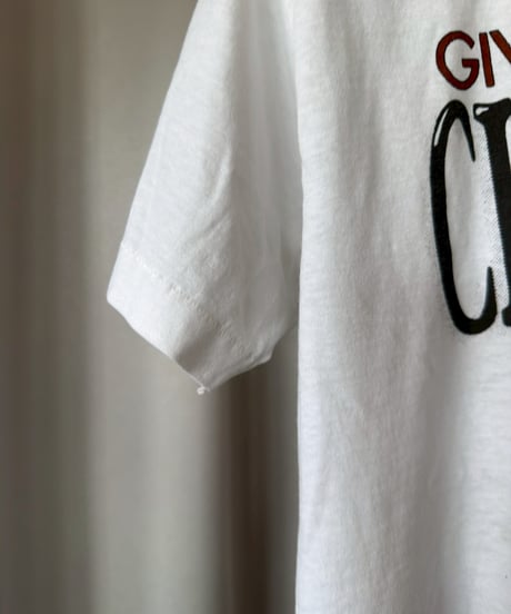 【USED】 Made in USA 80~90's Hanes CHOCOLATE T-Shirt / 260725-028