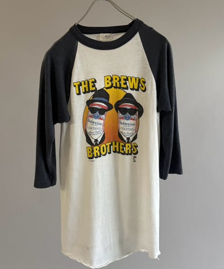 【USED】 Made in USA Budweiser Raglan T-Shirt / 260822-004