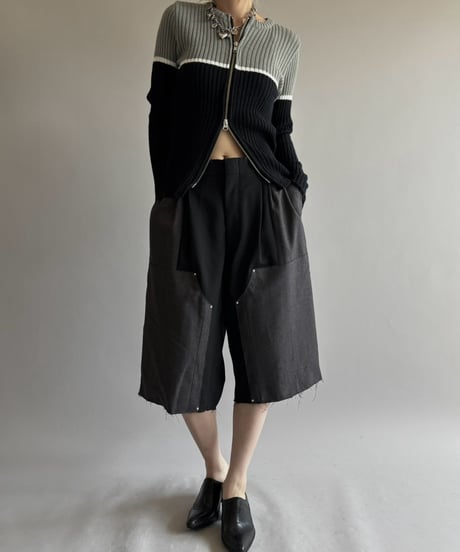 【RE;CIRCLE】 RE Zip-up Knit /261001-024