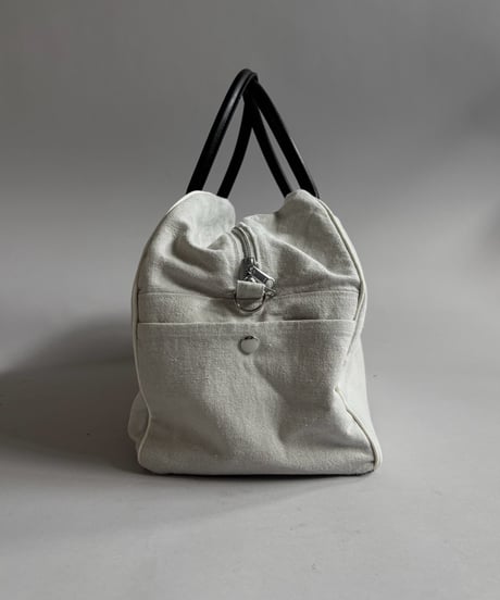 【RE;CIRCLE】 RE French Bedcover Boston Bag Wappen Ivory /261026-028