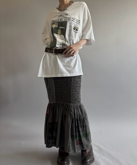 【RE;CIRCLE】  RE Eco Bag Shirring Skirt / 260810-041