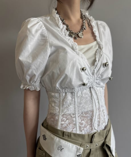 【Chinatsu Aoyama】 RE The Home Makers Blouse / 260820-043
