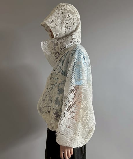 【RE;CIRCLE】RE Crochet  Hooded Blouson / 260709-011