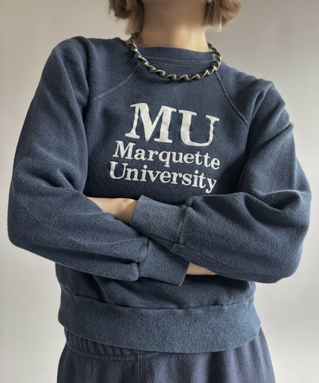 【USED】 80~90's Marquette University Sweat Top / 261026-012