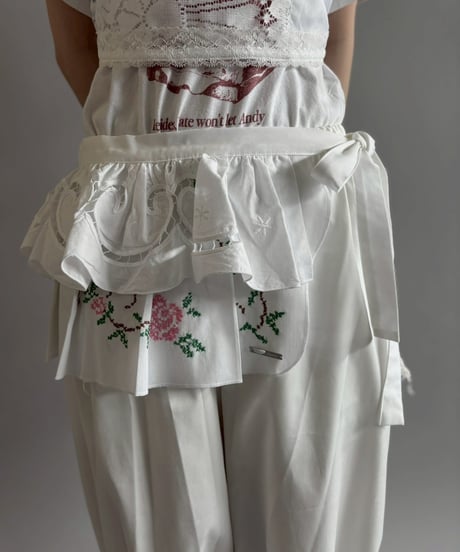 【Chinatsu Aoyama】 RE The Home Makers Wrap Skirt / 260716-035