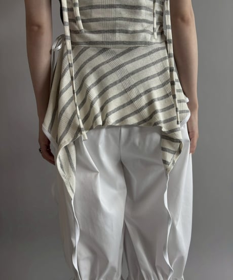 【Chinatsu Aoyama】 RE Border One-Piece / 260716-024